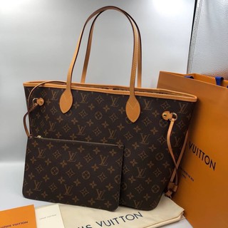 🧡Louis Vuitton Neverfull MM Original 1:1 กระเป๋าหลุยส์(ซับในสีเบจ)