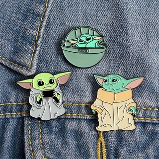 เข็มกลัด รูป Star Wars Master Yoda Enamel Pins Sci-fi Interstellar น่ารัก คลาสสิก ของขวัญสําหรับเพื่อน