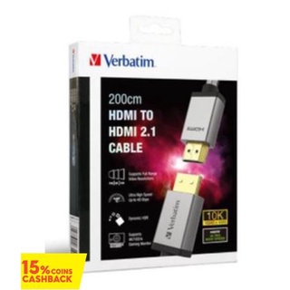 Verbatim  10K สายHD 2เมตร V 2.1 High Speed gold plated Cable 10K HDR