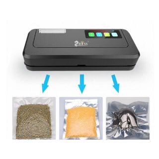 Home vacuum sealerเครื่องซีลสูญญากาศ ปิดปากถุง Vacuum Sealer  สีดำ ready to deliver(แถมฟรี!!! ถุง10ใบ)*