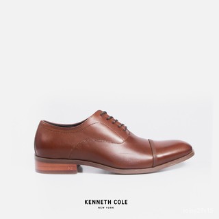 KENNETH COLE รองเท้าทำงานผู้ชาย แบบสวม สีน้ำตาล รุ่น ROBSON LACE UP pUmz