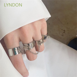 Lyndon เครื่องประดับแหวนนิ้วหัวแม่มือหลายชั้นปรับได้สําหรับงานปาร์ตี้