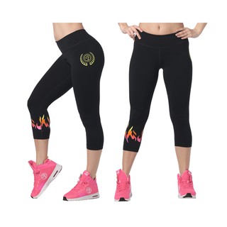 Zumba Lets Go Capri Leggings (กางเกงเลคกิ้งออกกำลังกายซุมบ้าและโยคะ)