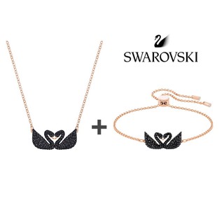 🔥สินค้าพร้อมส่ง🔥สร้อยข้อมือและสร้อยคอ Swarovski 2021 ใหม่เอี่ยมแท้จาก Swarovski ของแท้ 100%套装