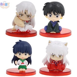 โมเดลฟิกเกอร์ PVC อนิเมะ Inuyasha Killing Pill Govi Maitreya Q Version Realistic Inuyasha Shopcyc8507 4 ชิ้น