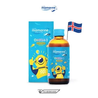 (แพ็คคู่) 120 ml สูตรสีส้ม,สูตรสีฟ้า Booster Bio-c AcerolaCherry 120 ml and Original Omega-3 120 ml