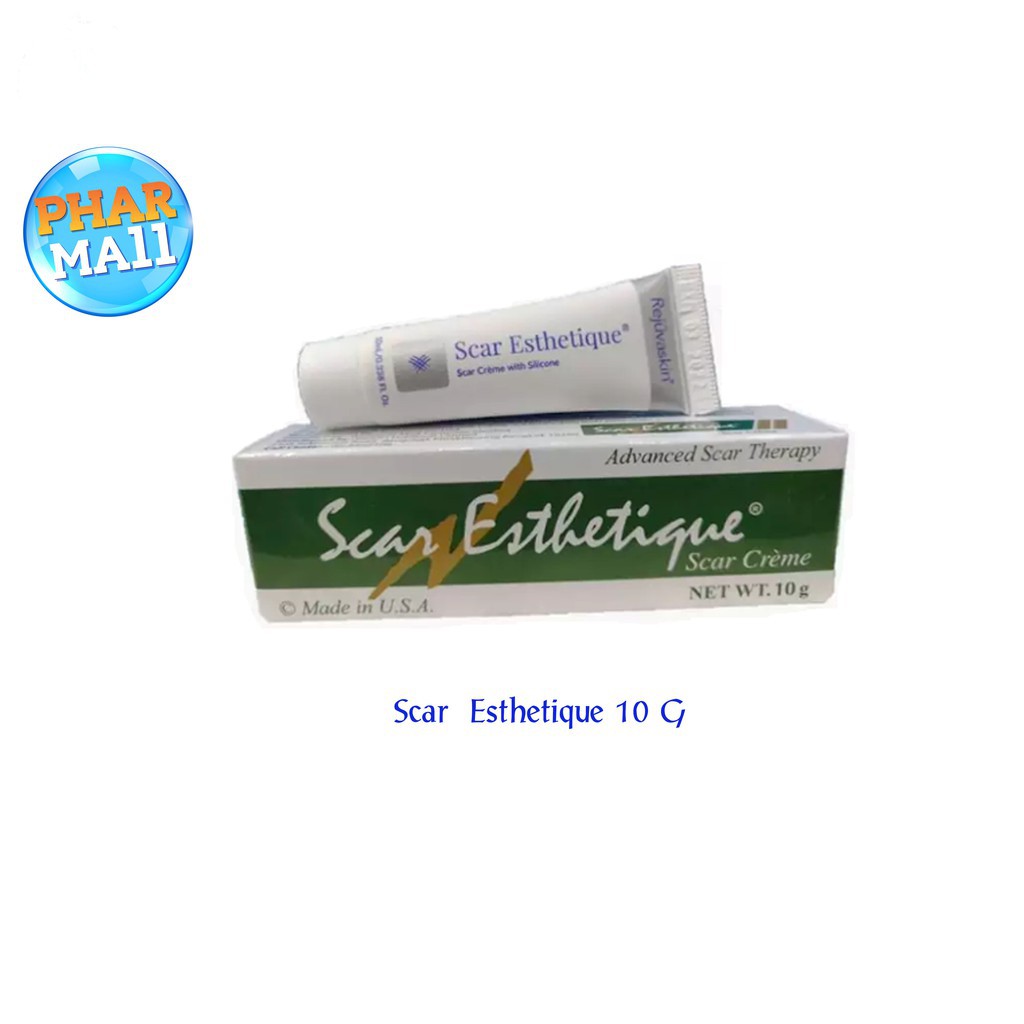 Scar  Esthetique 10 G สการ์เอสทิค สการ์ครีม 10 g ครีมทาแผลเป็น