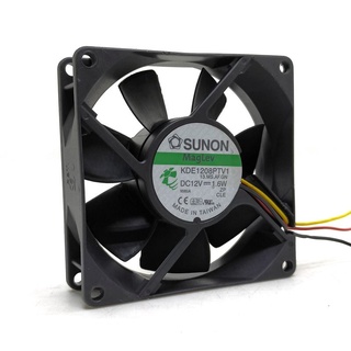 8025 12V 3-wire CPU Computer Power Supply Cases Cooling Fan KDE1208PTV1 8CM Ultra-quiet SXDOOL