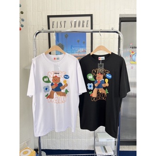 🧩Beary Mood🐻 เสื้อยืด Oversize น้องหมี nice walk✨