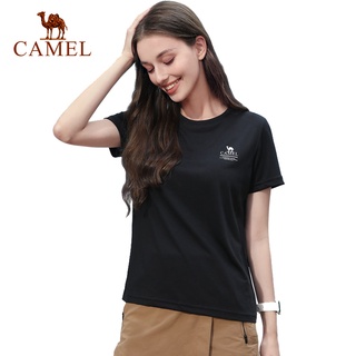 Camel เสื้อยืดกีฬา ระบายอากาศ แบบแห้งเร็ว สําหรับผู้หญิง