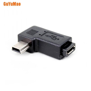 [cGUYU] อะแดปเตอร์ USB Type A ตัวผู้ เป็น Micro USB ตัวเมีย 90 องศา