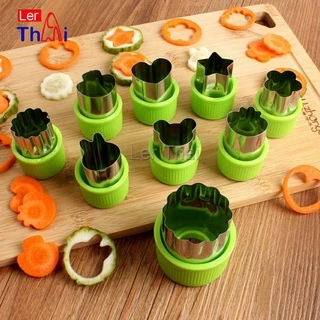 LerThai พิมพ์กดผักผลไม้ กดคุ้กกี้ แม่พิมพ์กดผัก แม่พิมพ์ทำขนม Biscuit embossing mold