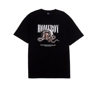 เสื้อยืดโอเวอร์ไซส์HOMEBOY เสื้อยืดผู้ชายลาย SNAKES-3XL