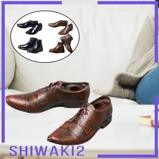 [Shiwaki2] รองเท้าหนัง 1/12 สําหรับตุ๊กตาเด็กผู้ชาย 1 คู่