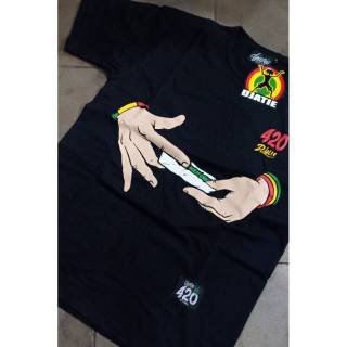 เสื้อยืด ลาย Djatie 420th Distro reggae rasta rege ของแท้