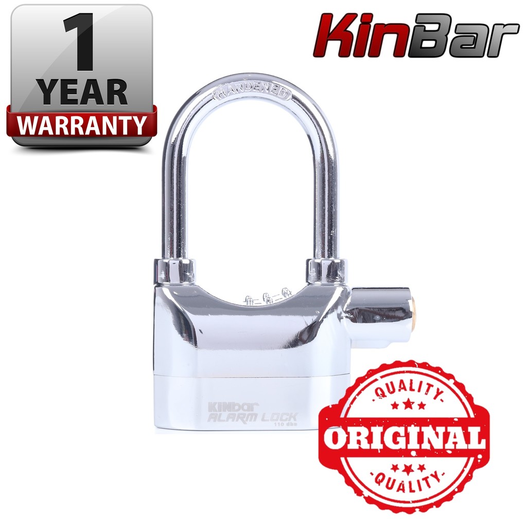 Kinbar Alarm Lock กุญแจกันขโมย กุญแจเตือนภัย สัญญาณกันขโมย กุญแจ ล็อคดิสเบรค