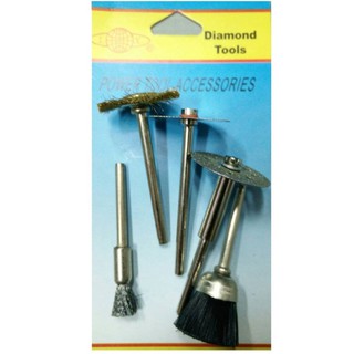 แปรงคาร์บอนเหล็กอเนกประสงค์ for Dremel ชุด 5 ชิ้น#2377