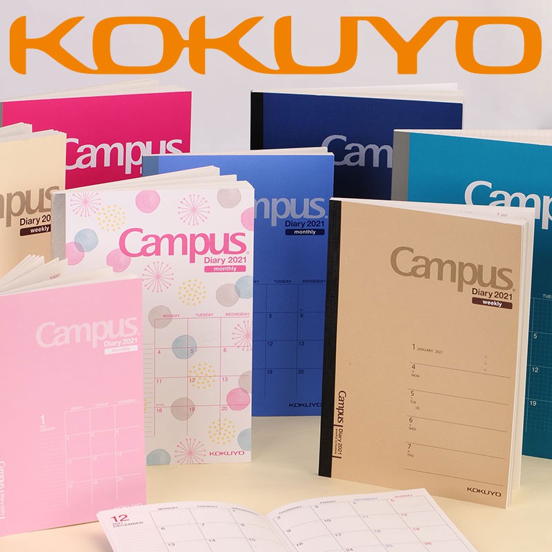 SpotJapan KOKUYO Kokuyo Campus Campus Diary 2021 Handbook Efficiency