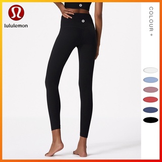 Lululemon  กางเกงโยคะเอวสูงแฟชั่น 5สีพร้อมกระเป๋า 1231