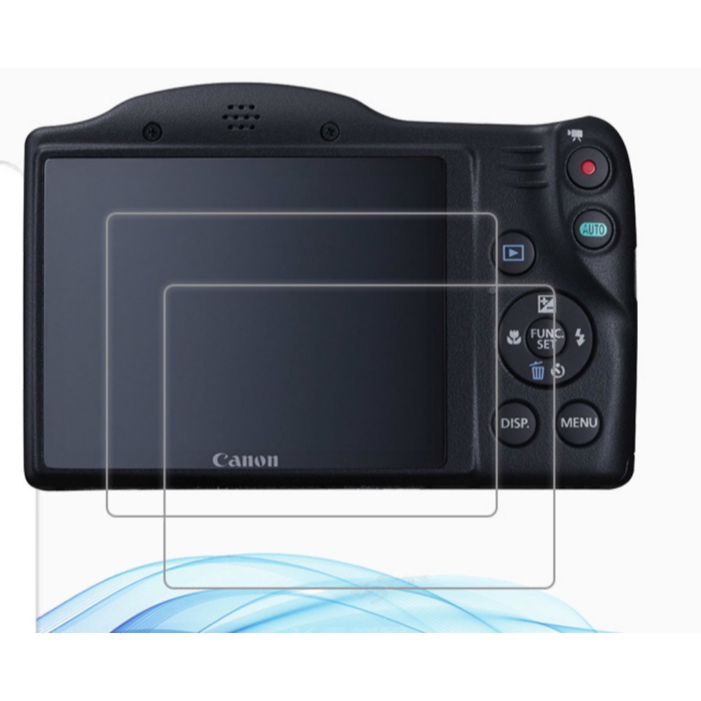 2 ชิ้นฟิล์มกล้องดิจิตอลสําหรับ Canon PowerShot SX410 SX400 SX430 SX500IS 2.5D กระจกนิรภัยใส