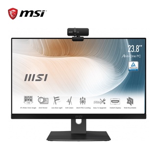 MSI ALL-IN-ONE PC MODERN AM241P 11M-264TH-B71165U จอมอนิเตอร์ ขนาด 23.8 นิ้ว (1920 x 1080 FHD) เทคโนโลยี MSI Anti-Flicker &amp; Less Blue Light รับประกัน 3 ปี