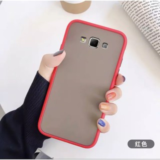 เคสกันกระแทก ปุ่มสีผิวด้าน Case Samsung galaxy J7 2015 / J7Core ขอบนิ่มหลังแข็ง เคสโทรศัพท์ซัมซุง