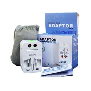 Universal Plug Travel Adapter หัวปลั๊ก เอนกประสงค์ (White)