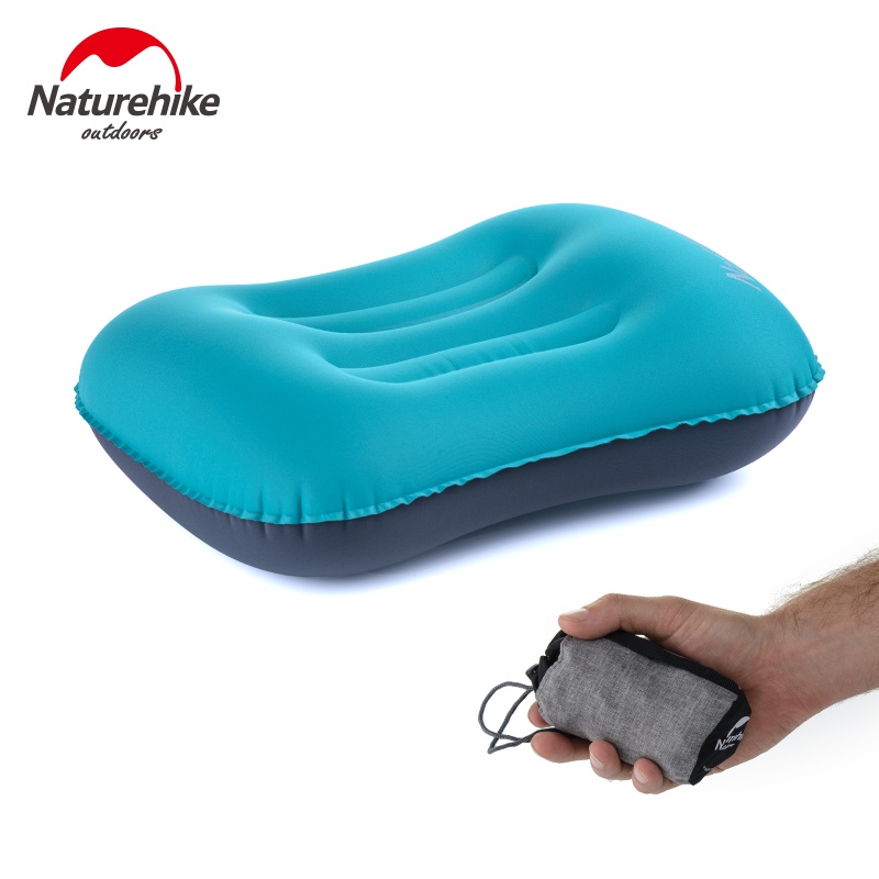 Naturehike หมอนเป่าลม หมอนรองคอ TPU ยืดหยุ่น แบบพกพา สําหรับตั้งแคมป์กลางแจ้ง