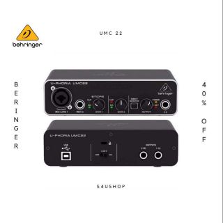 Behringer umc22 ของแท้รับประกัน1ปี