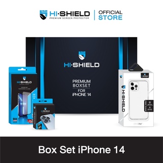 พร้อมส่ง HI-SHIELD Box Set iPhone14 ฟิล์มกระจก ฟิล์มกล้อง เคส [Box Set iPhone13 , Box Set iPhone14]