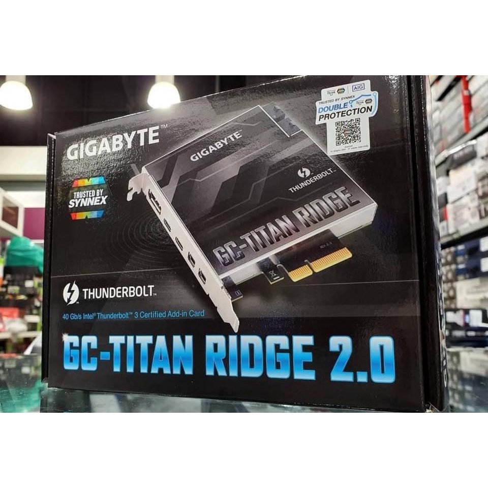 (ของใหม่แท้ศูนย์ไทยส่งฟรี)Gigabyte GC-TITAN RIDGE (rev. 2.0)