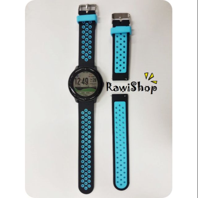 [พร้อมส่ง] สายซิลิโคนสำหรับนาฬิกาGarmin Vivoactive3/3 music,GARMIN Forerunner 645 / 645 Music,Garmin