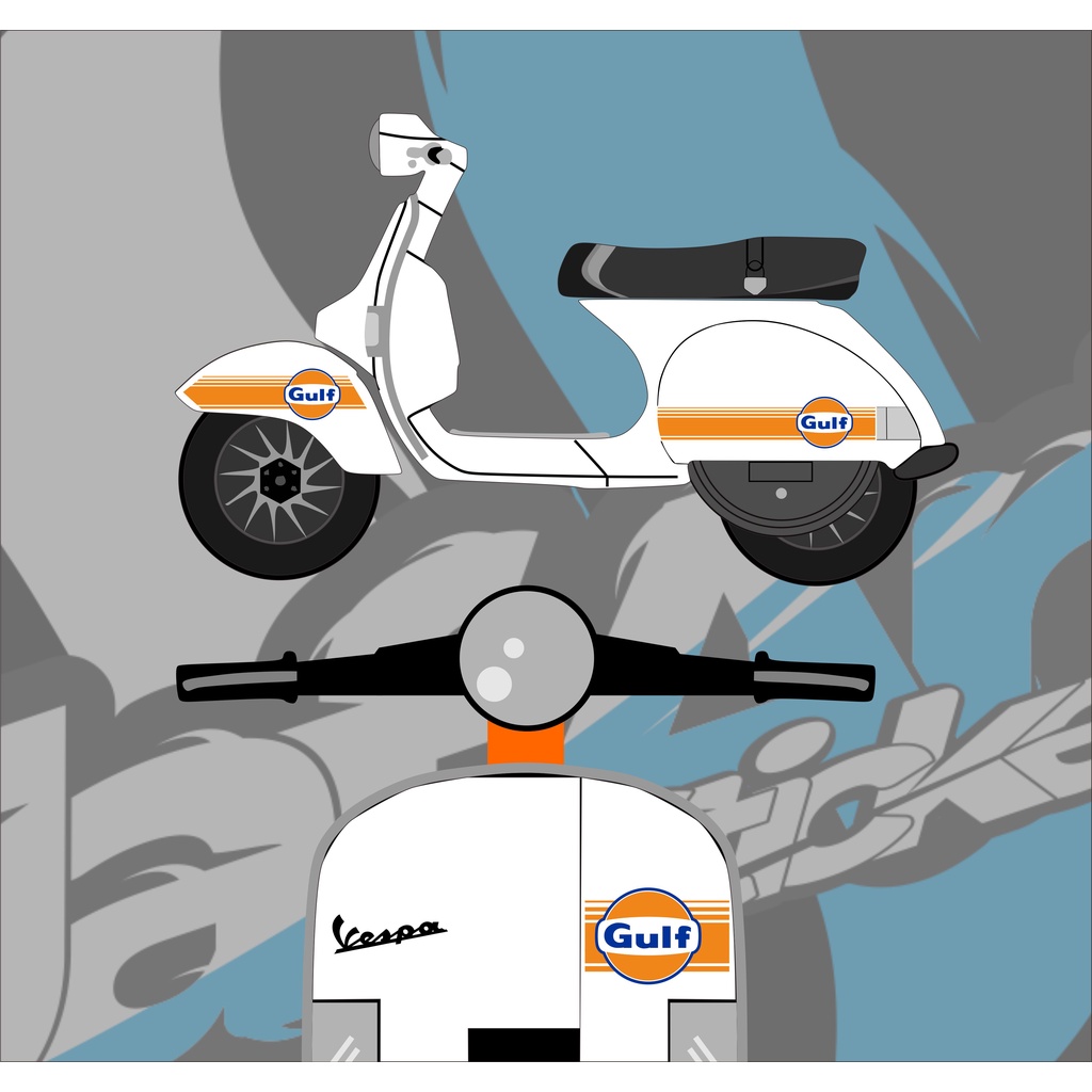 แถบ VESPA OLD GULF**