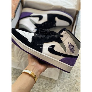 🤓Air Jordan 1 Mid SE Varsity Purple