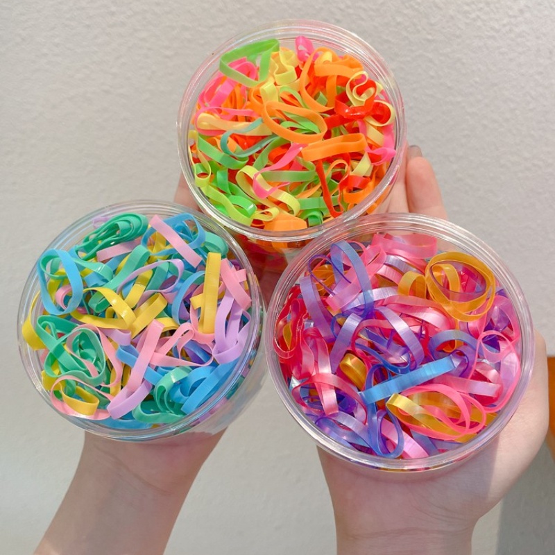 ยางรัดผมแฟชั่นเกาหลี สีสันสดใส