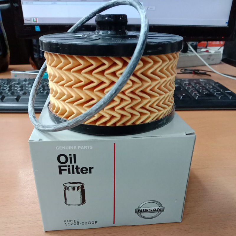 กรองน้ำมันเครื่องพร้อมแหวนยาง NISSAN ALMERA 1.0 TURBO , N18,HR10DE