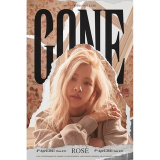 โรเซ่ BLACKPINK ROSÉ ON THE GROUND FT. GONE รูป ขนาด 9.5x14.5 cm.