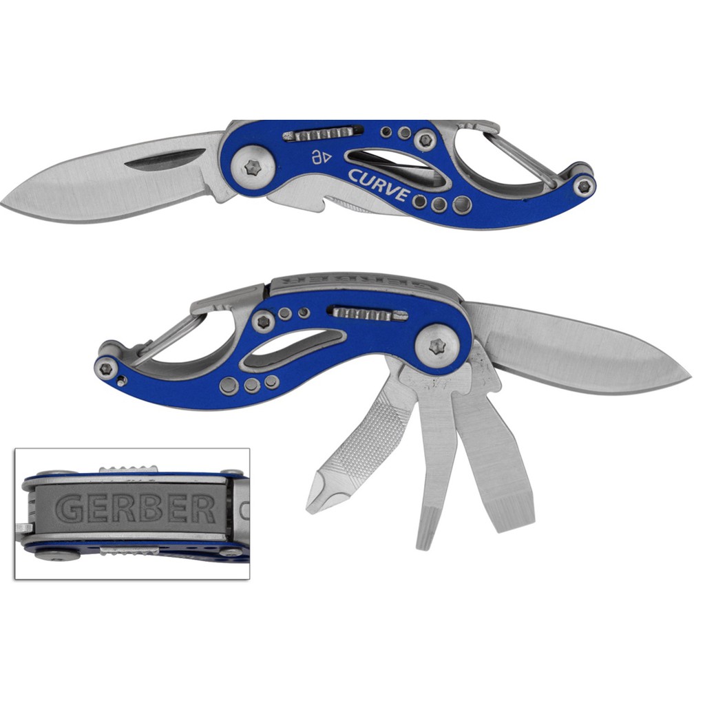 ชุดเครื่องมืออเนกประสงค์ Gerber Curve MultiTool ขนาดเล็กพกพาสะดวก 100