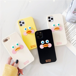 【Brunch Brother】เคสโทรศัพท์มือถือ ซิลิโคน ลายแฟชั่น 3D สําหรับ iPhone 12mini 1112 Pro Max XR X XS Max SE2020 8 7 6S 6 Plus