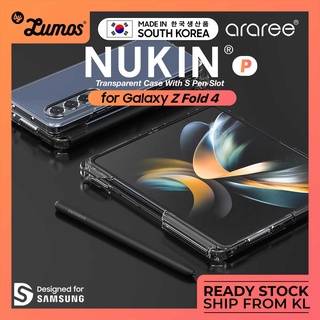 Araree Samsung Galaxy Z Fold 4 Nukin P Series เคสป้องกัน แบบใส บาง เรียบง่าย