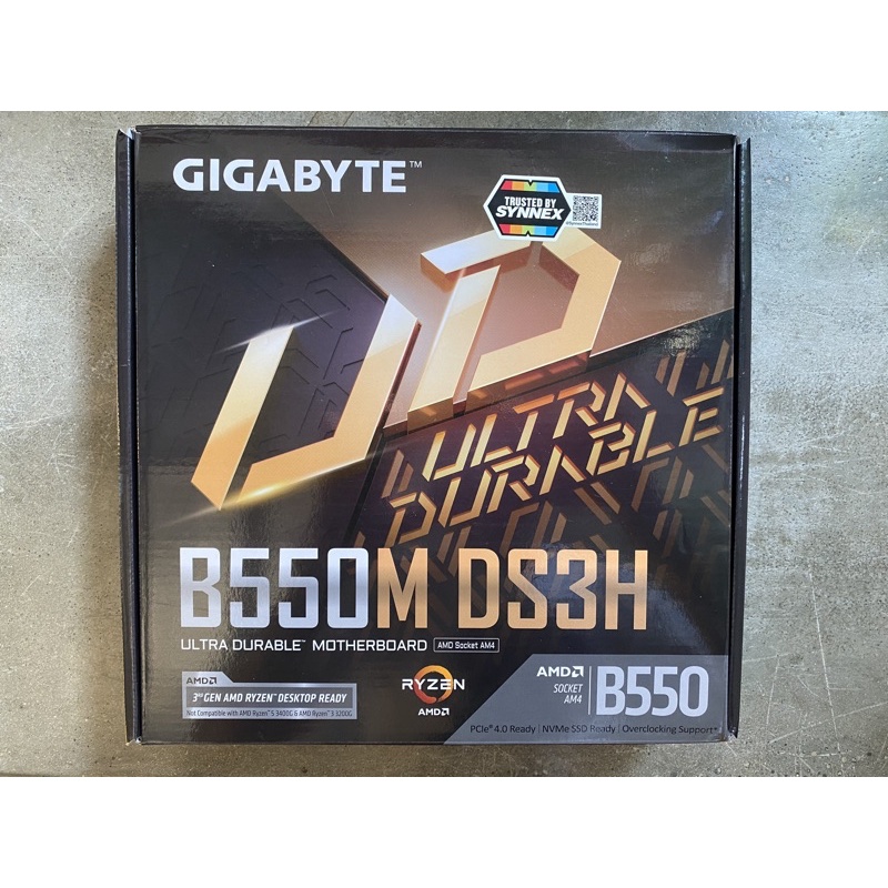 Mainboard B550M DS3H GIGABYTE UD แรม 4 แถว