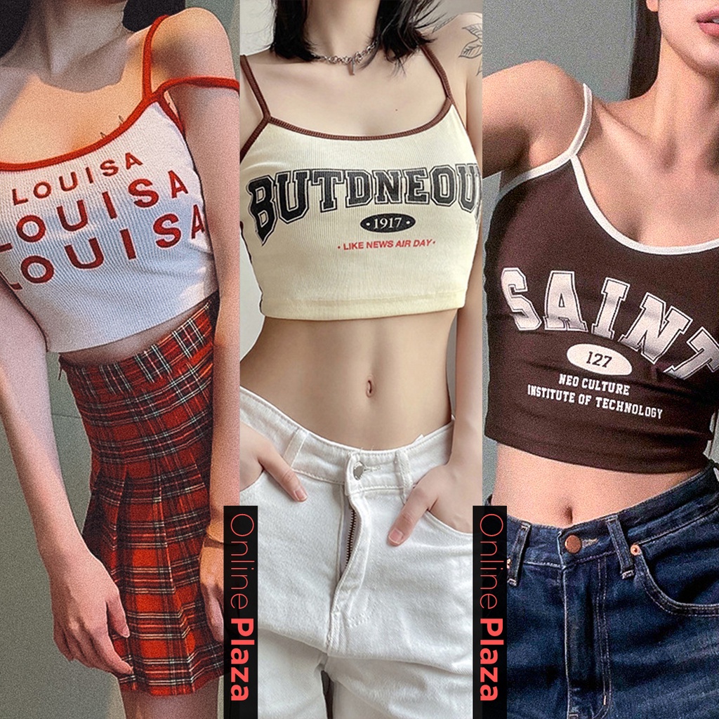 Molly กล้าม/เอวลอย เซ็กซี่น่ารัก เนื้อผ้าหนาอย่างดี Women's cropped waist tank top
