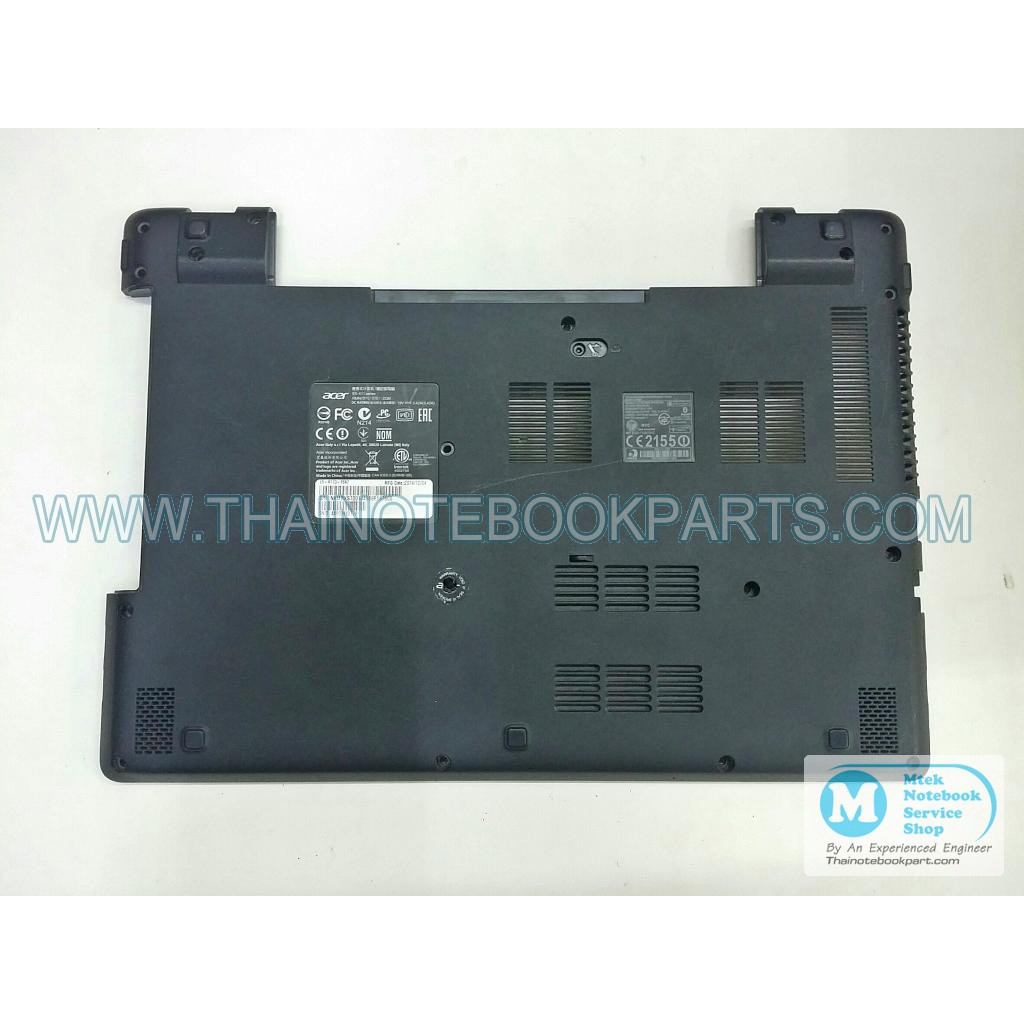 บอดี้ล่าง Acer Aspire E5-411 E5-411G Mainboard bottom casing (สินค้าไม่รวมลำโพง สินค้ามือสอง)