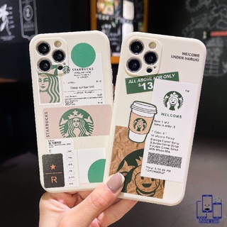 เคสซิลโคน TPU Infinix Hot 10 Play Hot 10 10t 10s 10i S4 Hot 9 Play 11 11S NFC 9 Pro 11 Plus Infinix Smart 4 5 Pro 3 Plus Infinix Note 8 10 Tencno Spark 5 PRO Fashion Trend Starbucks Silicone Shockproof เคสโทรศัพท์มือถือ