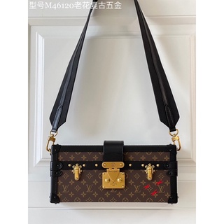 พรี​ ราคา9400 Lv louis vuitton Petite Malle กระเป๋าแฟชั่นกระเป๋าสะพายกระเป๋าสะพายข้าง