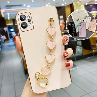 เคสโทรศัพท์มือถือ ซิลิโคนนิ่ม กันกระแทก พร้อมสายคล้องมือ รูปหัวใจ สําหรับ VIVO V17 NEO Z5i Y97 Y19 X21i Y5S U20