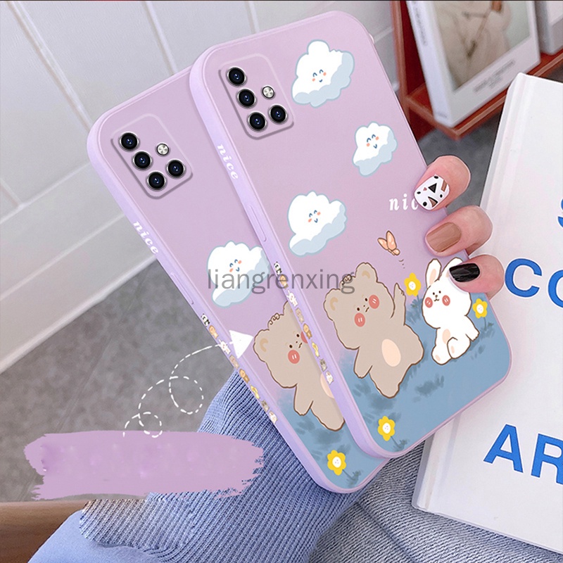 เคสซัมซุง a31 a51 a71 5g เคส samsung a31 a51 a71 เคสโทรศัพท์ ซิลิโคนเหลว นิ่ม ป้องกัน เรียบ ฝาครอบกั