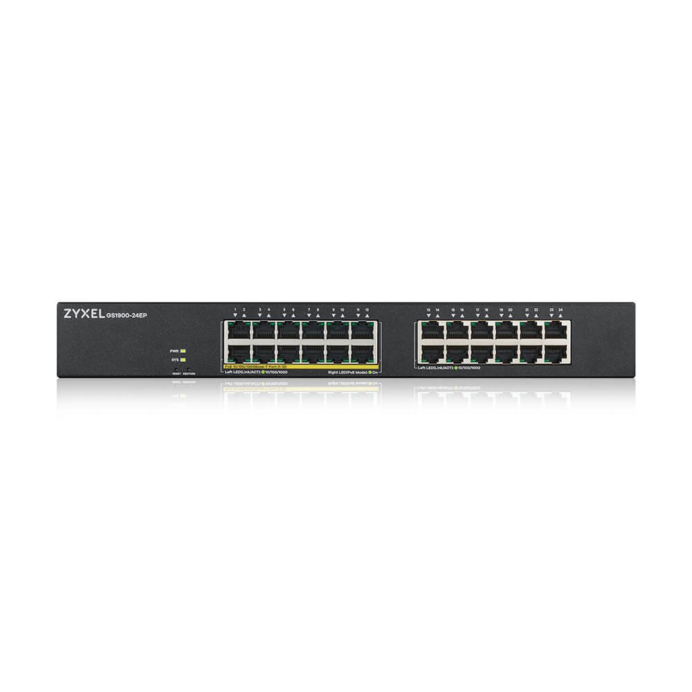 ZYXEL GS1900-24EP 24-Port  GbE Smart Managed PoE Switch