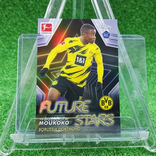 ขาย การ์ด Topps Chrome Bundesliga 2020-21 Youssoufa Moukoko RC Rookie Future Star Dortmund ดอร์ทมุน Cards Swapper