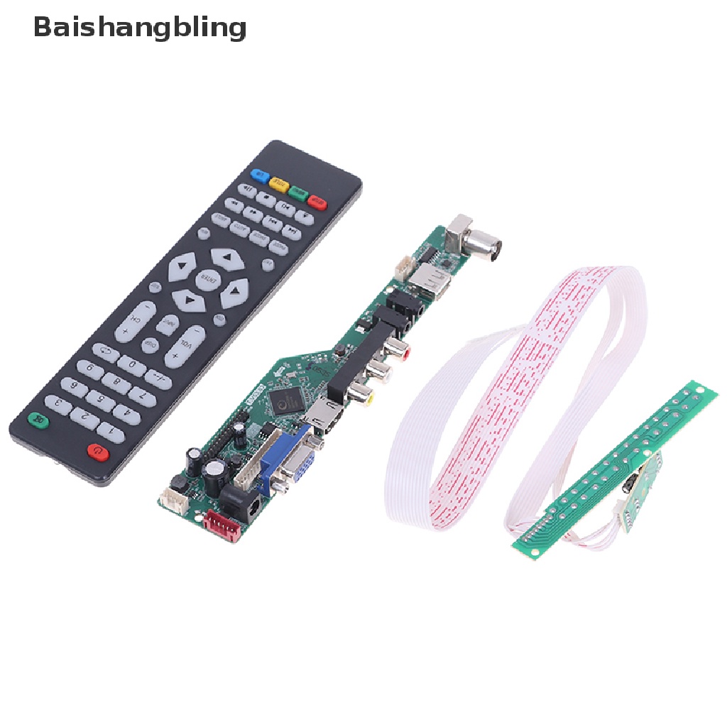 BSBL T.V53.03 Universal LCD TV Controller Driver Board V53 analog TV motherboard BL #8